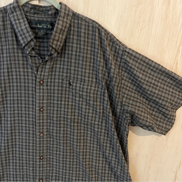Vintage 90's Knights Of The Round Table Men's plaid Short Sleeve Size BIG 2XL - Picture 2 of 6